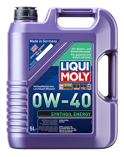 Aceite 0w-40 Synthoil Energy 100% Sintético